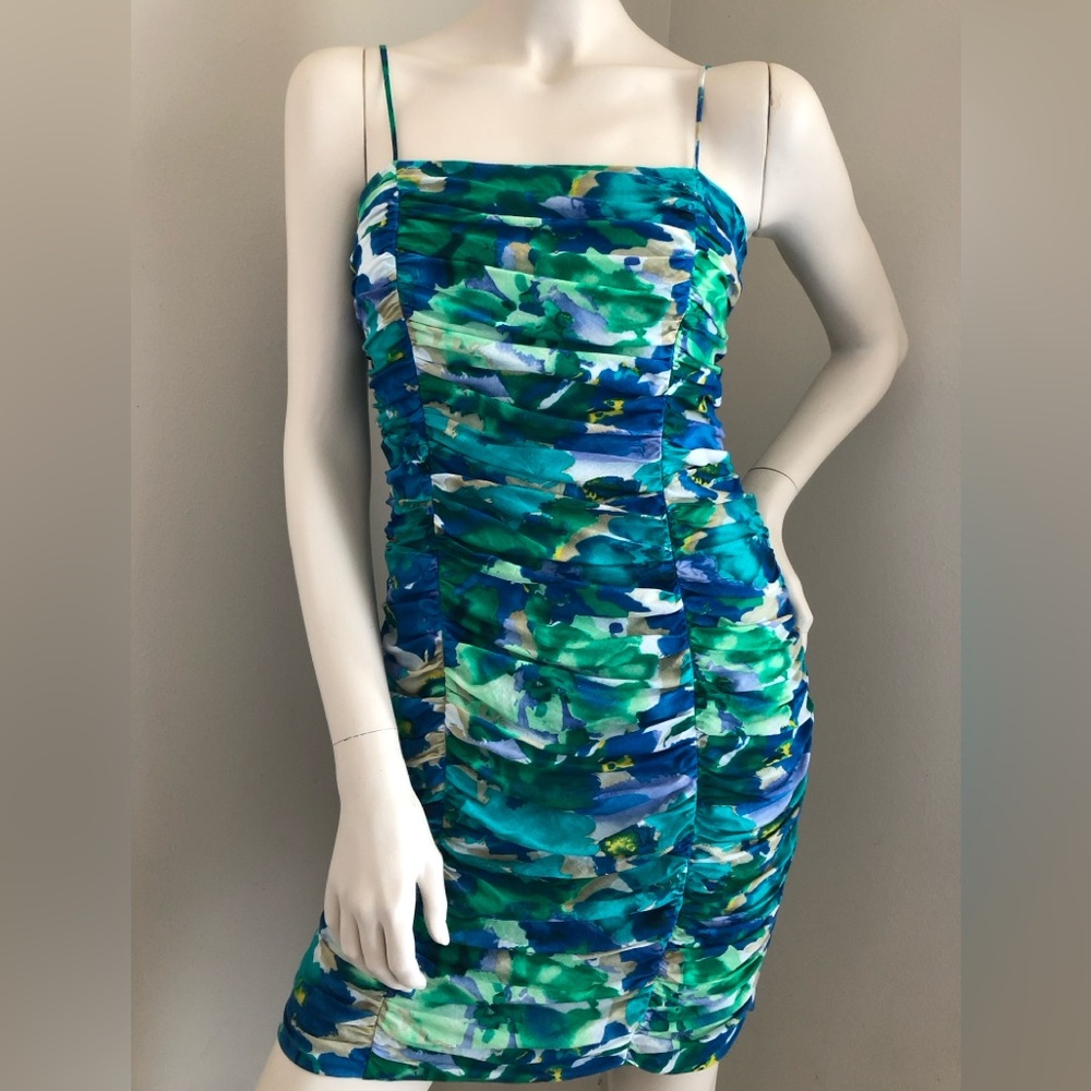 🥂 Host Pick 🥂 Calvin Klein Spaghetti Strap Abstract Floral Dress